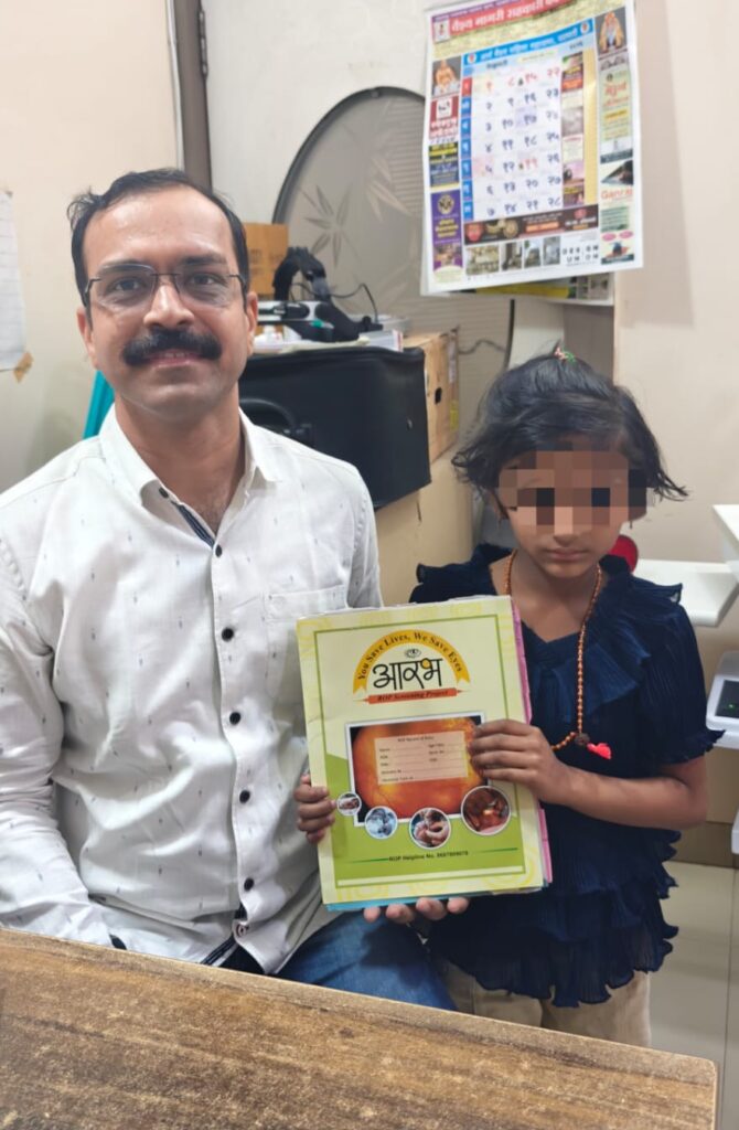 Doctor with child patient